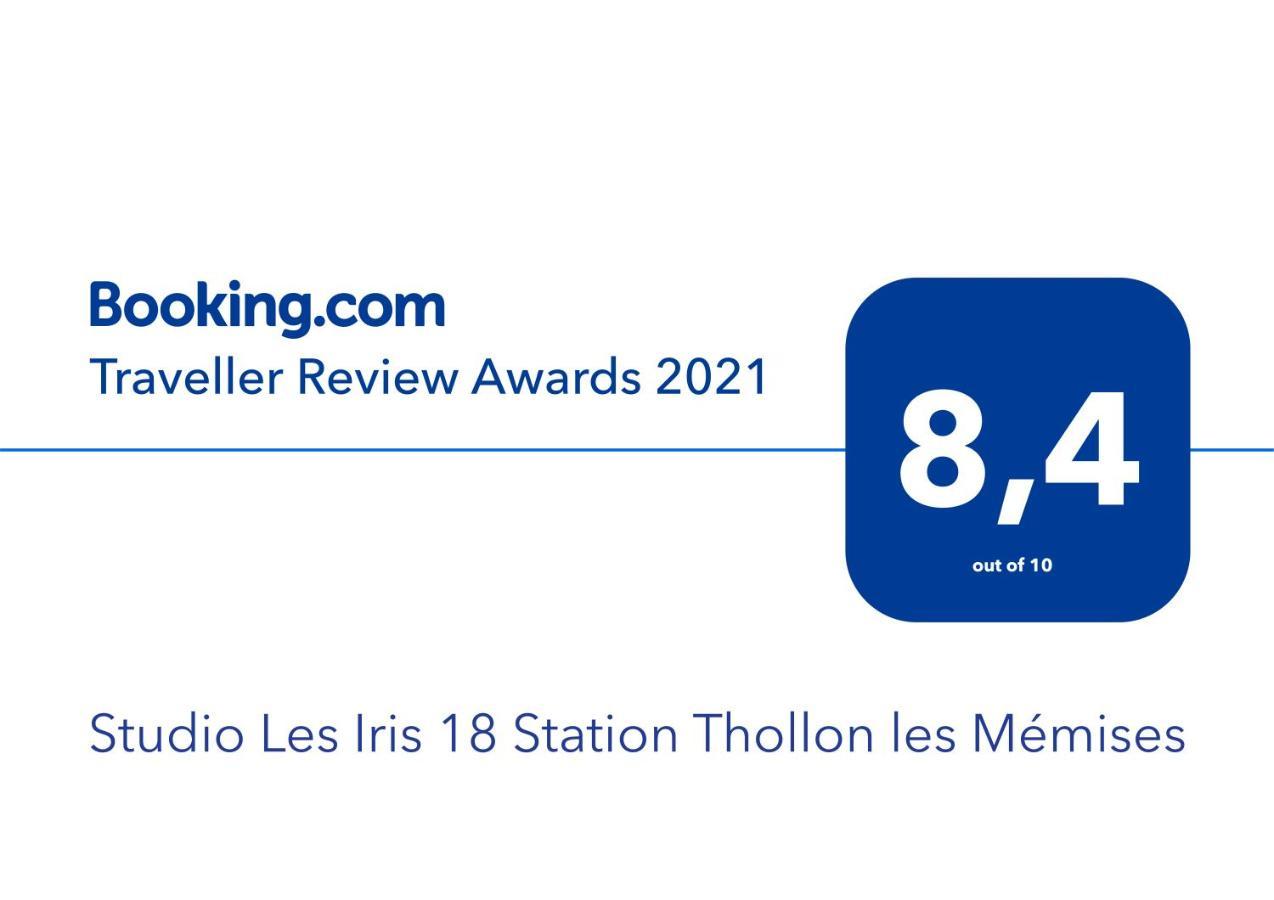 Appartement Studio Les Iris 18 Station Thollon les Mémises Extérieur photo